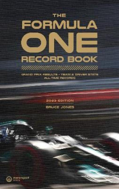 The Formula One Record Book (2023) by Bruce Jones - 9781802790894