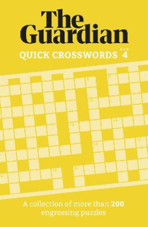 The Guardian Quick Crosswords 4 by The Guardian - 9781802794281