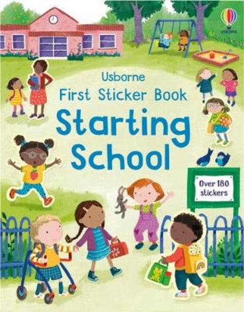 First Sticker Book Starting School by Holly Bathie - 9781803702735
