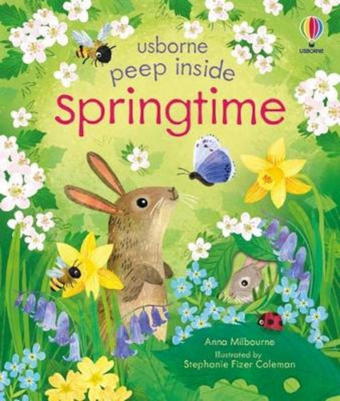 Peep Inside Springtime by Anna Milbourne - 9781803704340