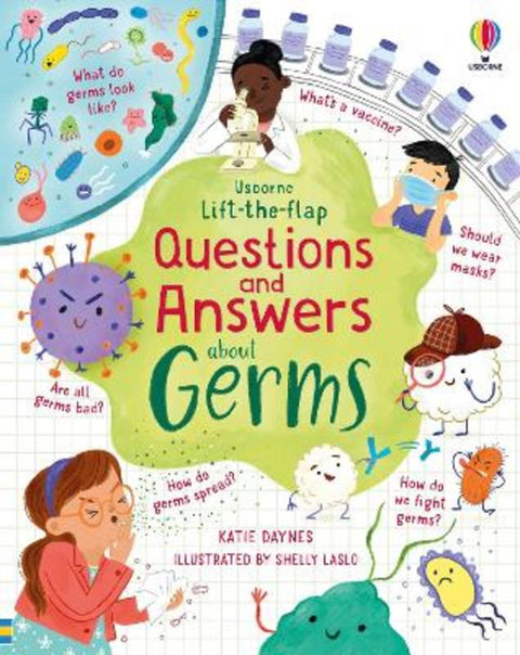Lift-the-flap Questions and Answers about Germs by Katie Daynes - 9781803704548
