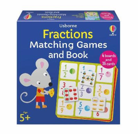 Fractions Matching Games and Book by Kate Nolan - 9781803704715