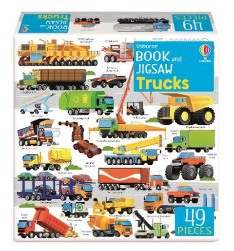 Usborne Book and Jigsaw Trucks by Sam Smith - 9781803704807