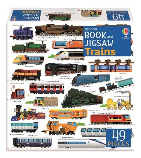 Usborne Book and Jigsaw Trains from Sam Smith - Harry Hartog gift idea