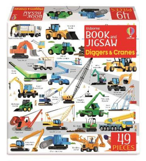 Usborne Book and Jigsaw Diggers and Cranes from Sam Smith - Harry Hartog gift idea