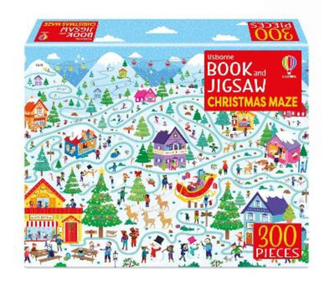 Usborne Book and Jigsaw Christmas Maze by Kate Nolan - 9781803705057
