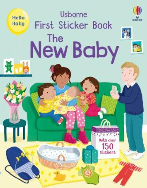 First Sticker Book The New Baby by Jessica Greenwell - 9781805070696