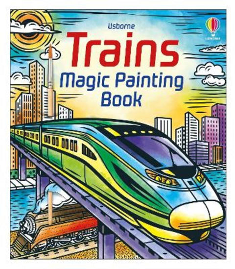 Trains Magic Painting Book by Andy Tudor - 9781805312925