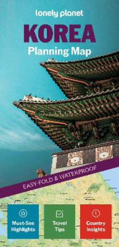 Lonely Planet Korea Planning Map by Lonely Planet - 9781806533329
