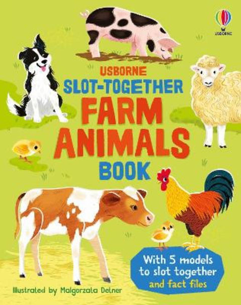 Slot-together Farm Animals Book by Abigail Wheatley - 9781835409312