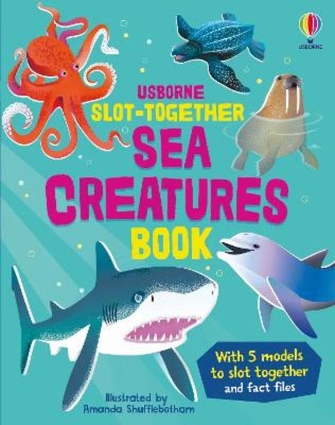 Slot-together Sea Creatures Book by Abigail Wheatley - 9781835409329