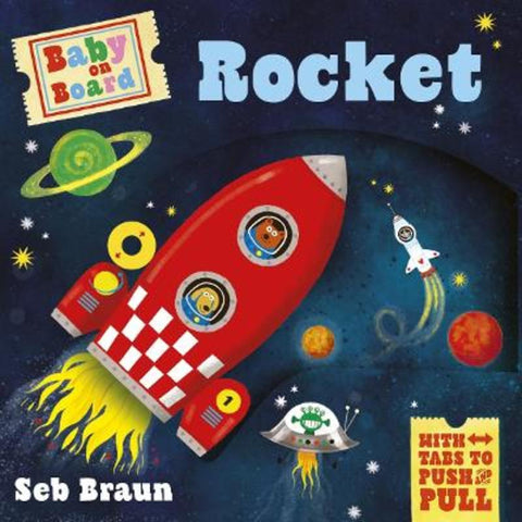 Baby on Board: Rocket by Sebastien Braun - 9781835872260