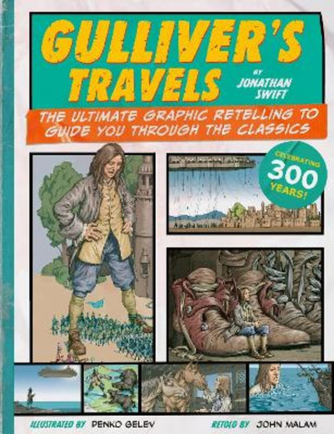 Classic Comics: Gulliver's Travels by John Malam - 9781835874561
