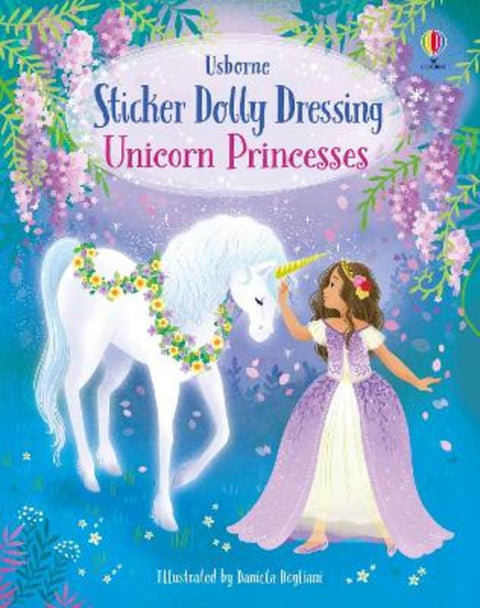 Sticker Dolly Dressing Unicorn Princesses by Fiona Watt - 9781836042624