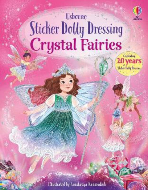 Sticker Dolly Dressing Crystal Fairies by Fiona Watt - 9781836045960