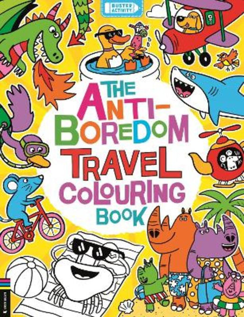 The Anti-Boredom Travel Colouring Book by Chris Dickason - 9781837251414