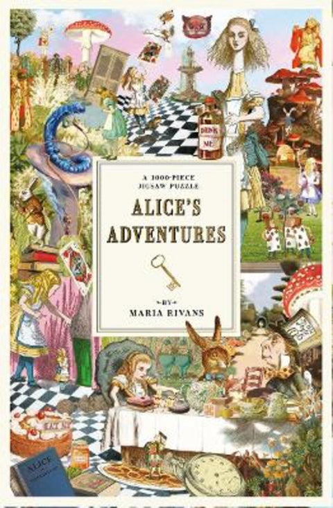 Alice's Adventures: A 1000-Piece Jigsaw Puzzle from Maria Rivans - Harry Hartog gift idea