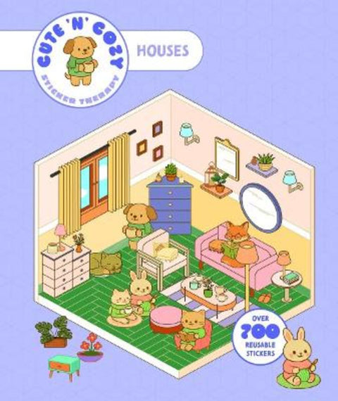 Cute 'n' Cozy Sticker Therapy: Homes by Skittledog - 9781837761418
