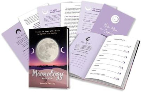 Moonology (TM) Diary 2026 from Yasmin Boland - Harry Hartog gift idea