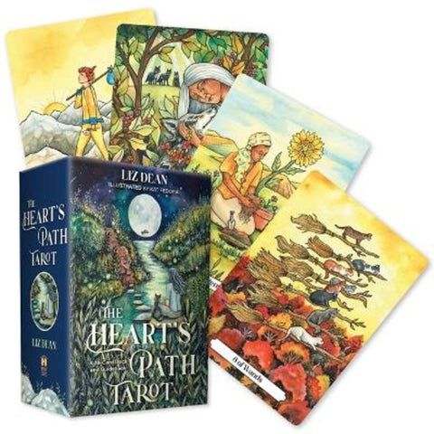 The Heart's Path Tarot by Liz Dean - 9781837824144