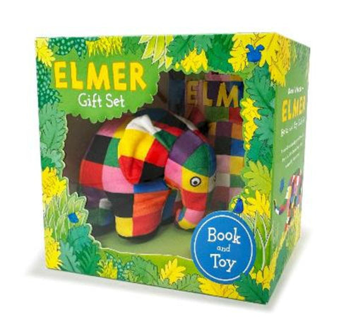 Elmer Book and Toy Gift Set by David McKee - 9781839135149