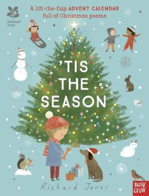 National Trust: 'Tis the Season: A Lift-the-Flap Advent Calendar Full of Christmas Poems by Richard Jones - 9781839946868