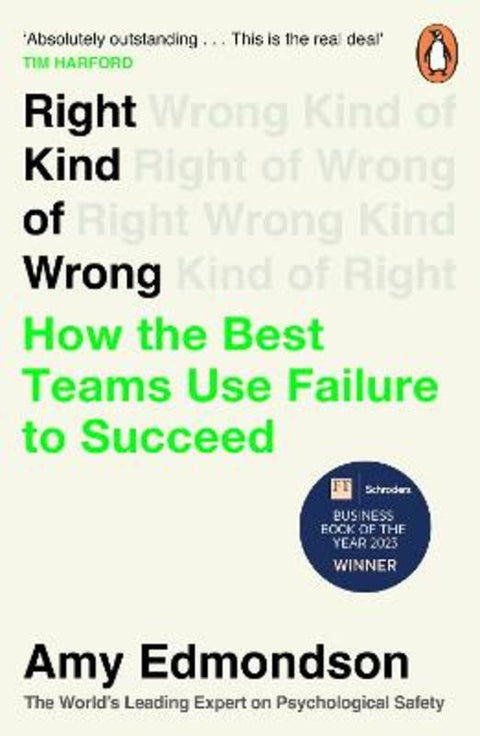 Right Kind of Wrong by Amy Edmondson - 9781847943781