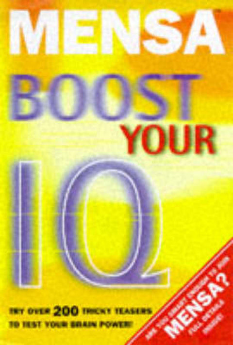 Mensa Boost Your IQ by Harold Gale - 9781858683119