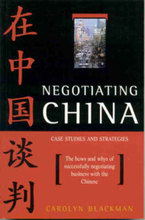 Negotiating China by Carolyn Blackman - 9781864480702