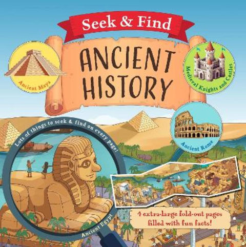 Fold-Out Seek & Find - Ancient Histories from Nicki NextMars - Harry Hartog gift idea