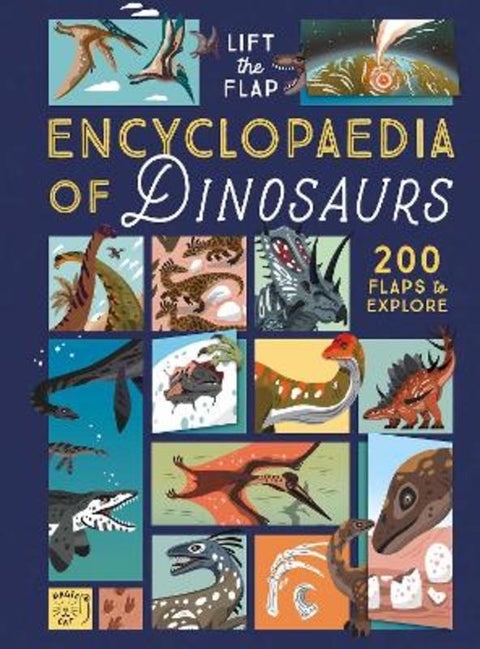 The Lift-the-Flap Encyclopaedia of Dinosaurs from Eryl Nash - Harry Hartog gift idea