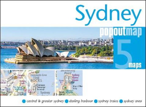 Sydney PopOut Map - pocket-size, pop up map of Sydney city centre by PopOut Maps - 9781917131308