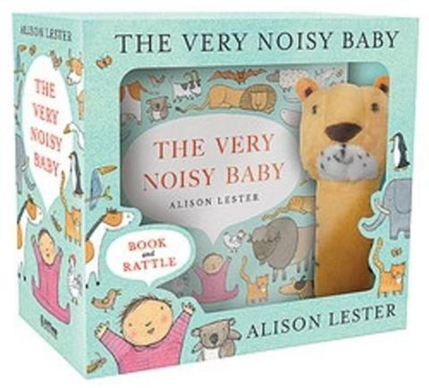The Very Noisy Baby Book & Rattle Gift Set by Alison Lester - 9781922419033