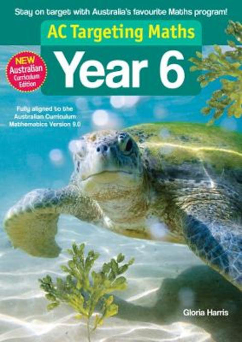 Targeting Maths Australian Curriculum Student Book Year 6 by Katy Pike - 9781922538987