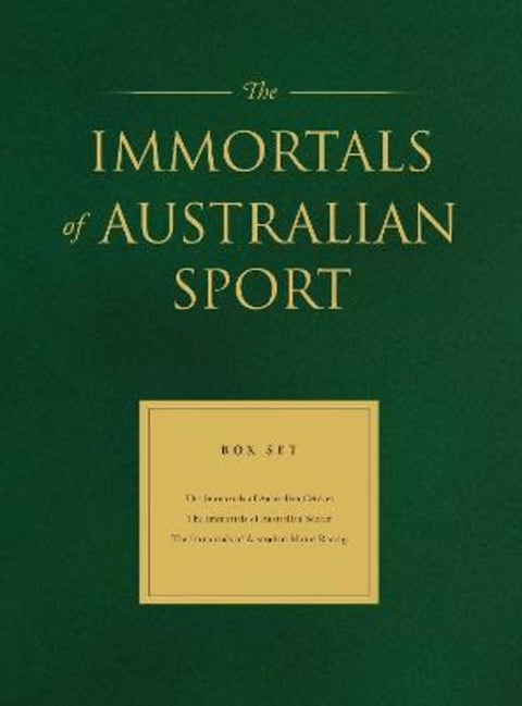 Immortals of Australian Sport box set by Lucas Radbourne - 9781922662217