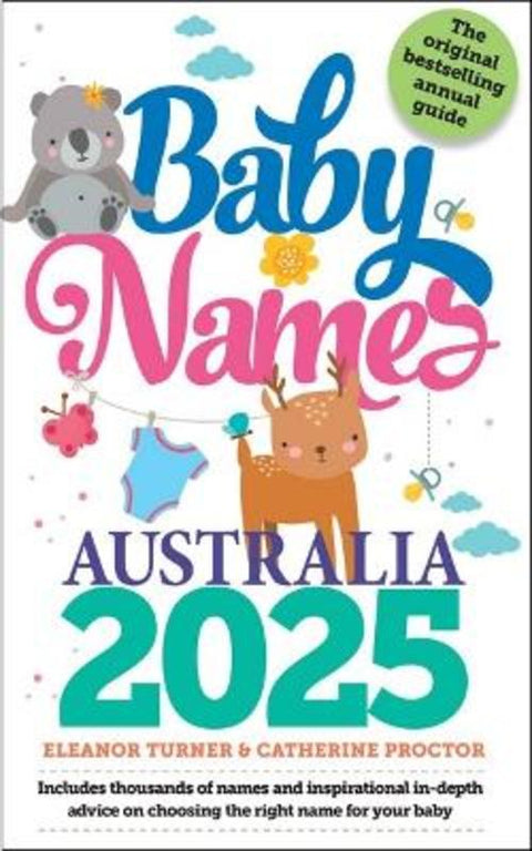 Baby Names Australia 2025 by Eleanor Turner - 9781922800855