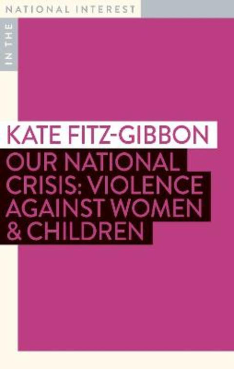 Our National Crisis by Kate Fitz-Gibbon - 9781922979933