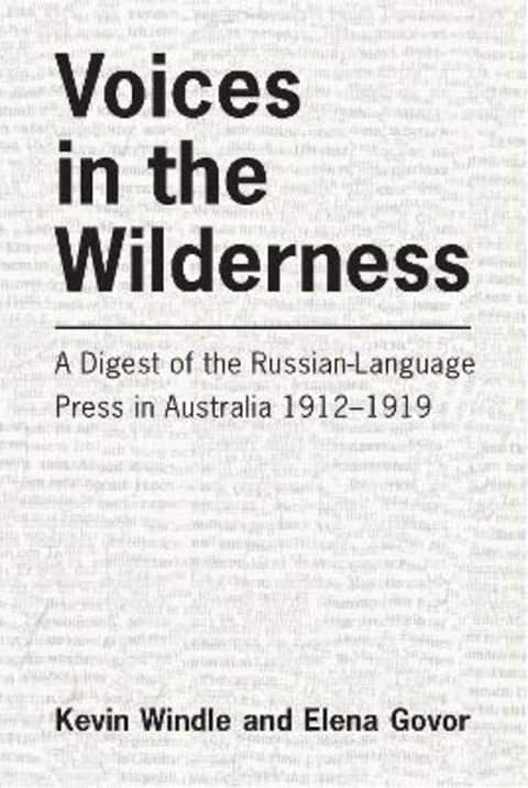 Voices in the Wilderness by Kevin Windle - 9781923068674