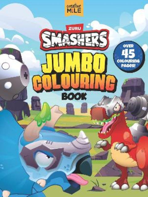 Smashers Jumbo Colouring Book by Creative Mile - 9781923091825