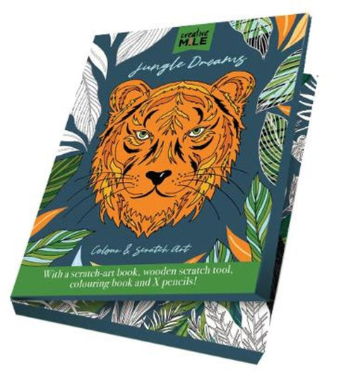 Jungle Dreams Colour and Scratch Book by Creative Mile - 9781923091849