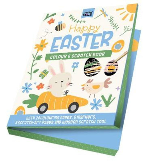 Happy Easter Colour & Scratch Book by Creative Mile - 9781923286337