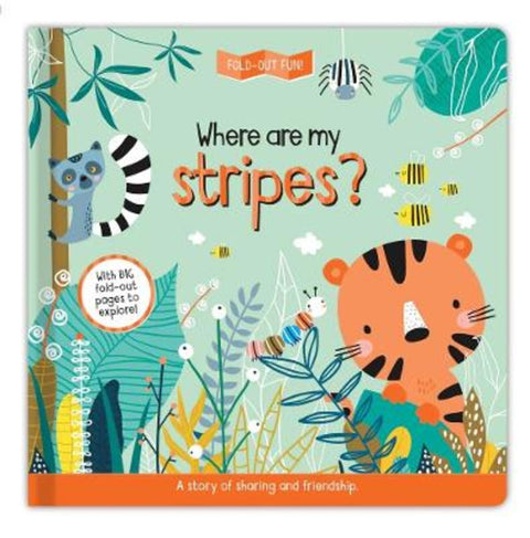 Fold Out Fun: Where Are My Stripes by Elizabeth Cook - 9781923359987