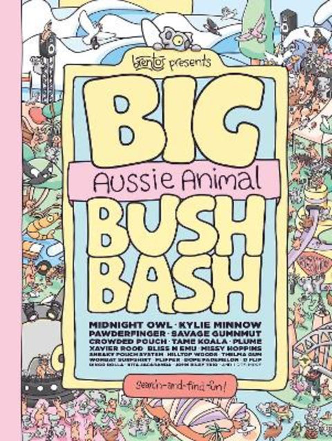 Big Aussie Animal Bush Bash by Brentos - 9781923419575