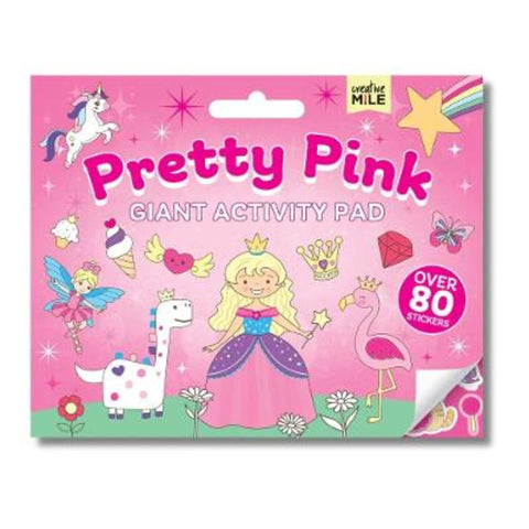 Pretty Pink Giant Activity Pad by Creative Mile - 9781923551046