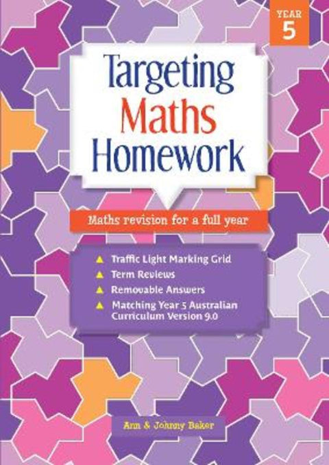 Targeting Maths Homework Year 5 by Ann Baker - 9781925726589