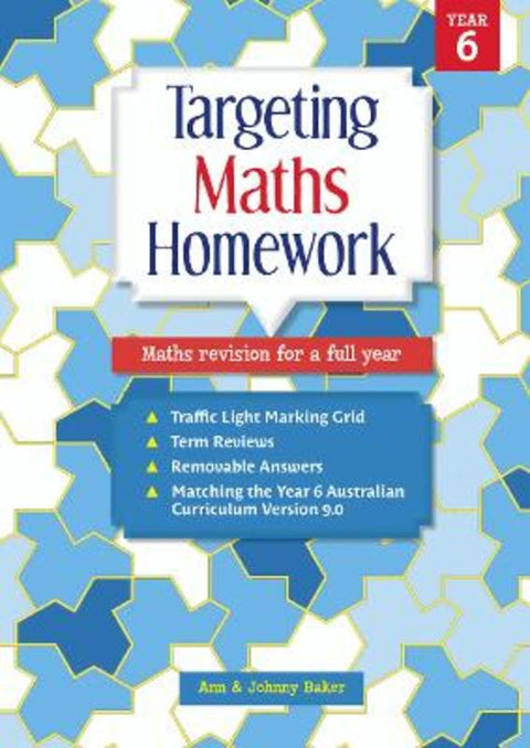 Targeting Maths Homework Year 6 by Ann Baker - 9781925726596