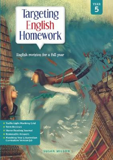 Targeting English Homework Year 5 by Pascal Press - 9781925726626