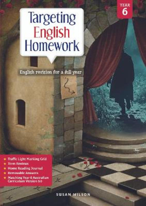 Targeting English Homework Year 6 by Susan Wilson - 9781925726633