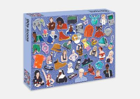 90s Icons: 500 piece jigsaw puzzle by Niki Fisher - 9781925811858