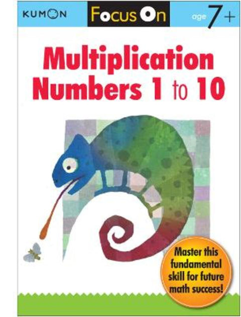 Focus On Multiplication: Numbers 1-10 by Kumon - 9781935800408